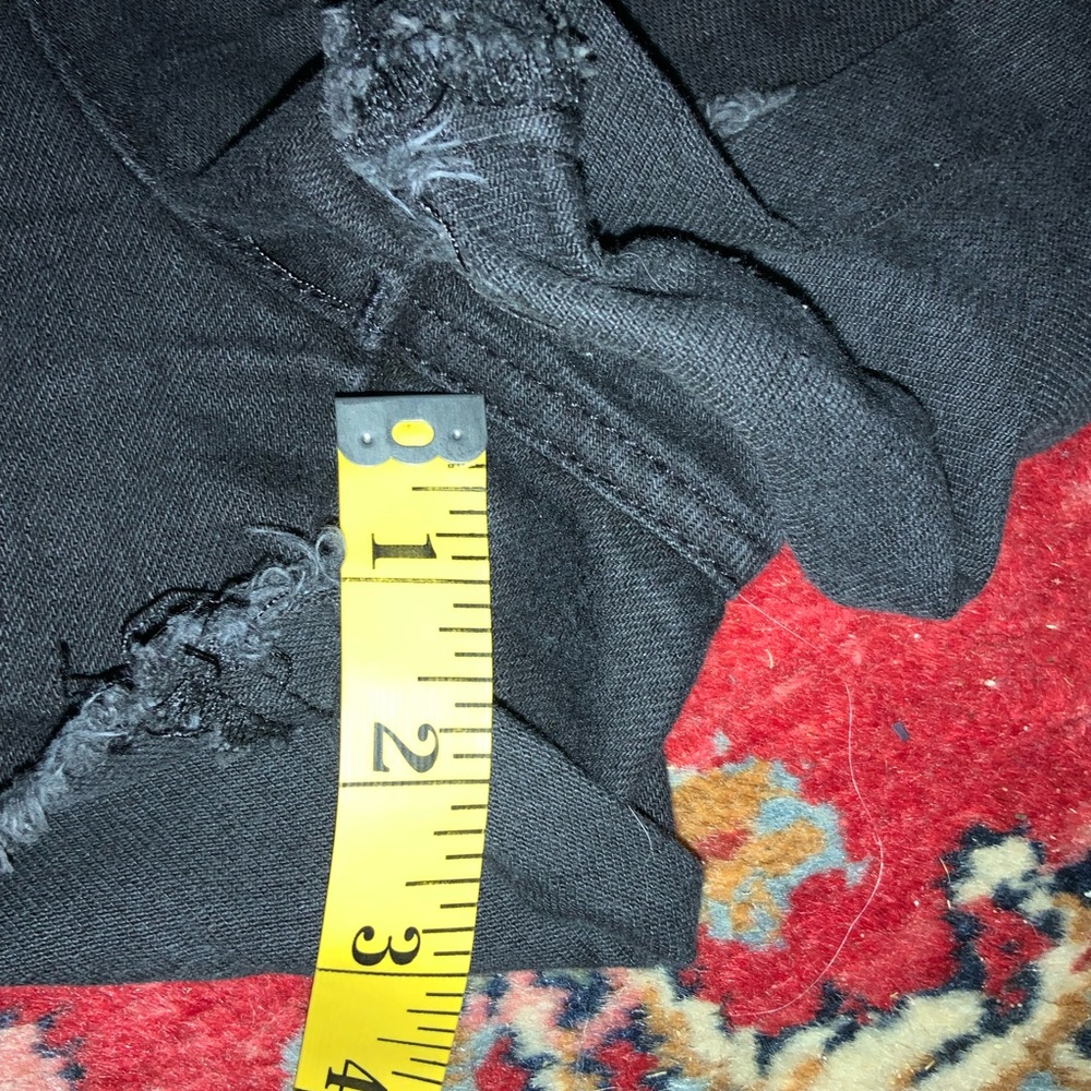 Maxwell Adirondack  Shortalls Black Denim Overall Shorts Size M - Picture 7 of 9